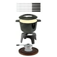 thumbnail image 3 of Swissmar Sierra 11 Piece Cast Iron Fondue Set, Metallic Black, 3 of 5