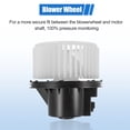thumbnail image 4 of Unique Bargains 1Pcs AC Heater Blower Motor HVAC No.89019321 for Chevrolet Silverado 2500 HD Classic 2007, 4 of 7