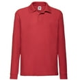 thumbnail image 1 of Fruit Of The Loom Polo Piqué 65/35 à Manches Longues pour Enfants / Polos pour Enfants, 1 of 4