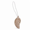 thumbnail image 2 of Magnetic Wooden Leaf Curtain Tieback - Natural, 2 of 8