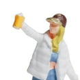 thumbnail image 2 of serony 1/87 Diorama Figurines Graffiti Personnages Résine Personnes Train Disposition Fille Blanc, 2 of 6