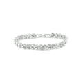 thumbnail image 4 of Minimalist Roman Crystal Bracelet Sparkling Rhinestone-Embellished Bangle, 4 of 6
