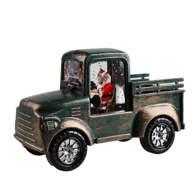 Navidad Juguete Camión De Navidad Camión Led Modelo De Coche Para Decoración Navideña Yuarrent HA040737-02