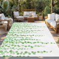 thumbnail image 2 of Green Polka Dots Outdoor Rug for Patio/Deck/Porch, Non-Slip Large Area Rug 6 x 9 Ft, Watercolor Abstract Art Indoor Outdoor Rugs Washable Area Rugs, Reversible Camping Rug Carpet Runner, 2 of 8