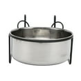 thumbnail image 4 of Stainless Steel Coop Cup Multipurpose Removable Hanging Pet Bowl with Holder for Cats Dogs Birds Rats, 4 of 9