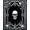 Black Silver Gray, Pattern 6, variant on ODIKA 8'x10' Washable Area Rug Skull Gothic Skeleton Motif With Victorian Baroque Scroll Accents for Dining Room, Large Office, Lounge, Non-Slip Chair-Friendly Mat