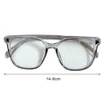 thumbnail image 3 of YAOBAMM Blue Light Protection Glasses Blue Light Blocking Glasses Unisex Clear View Large Frame Strong Hinge Smooth Transparent Eye Protection Clear Bluelight, 3 of 7