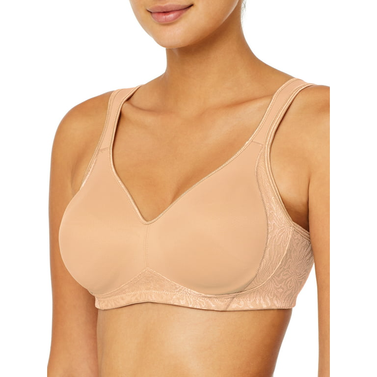 Women's Playtex 4049 18 Hour Seamless Smoothing Wirefree Bra (Nude 44DDD)