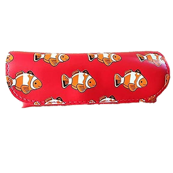 Under the Sea Small Semi-Hard Eyeglasses Case - Clown Fish