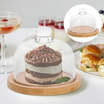 Squalise 1 Set of Household Cake Plate with Cover Cake Display Plate Dessert Storage Tray