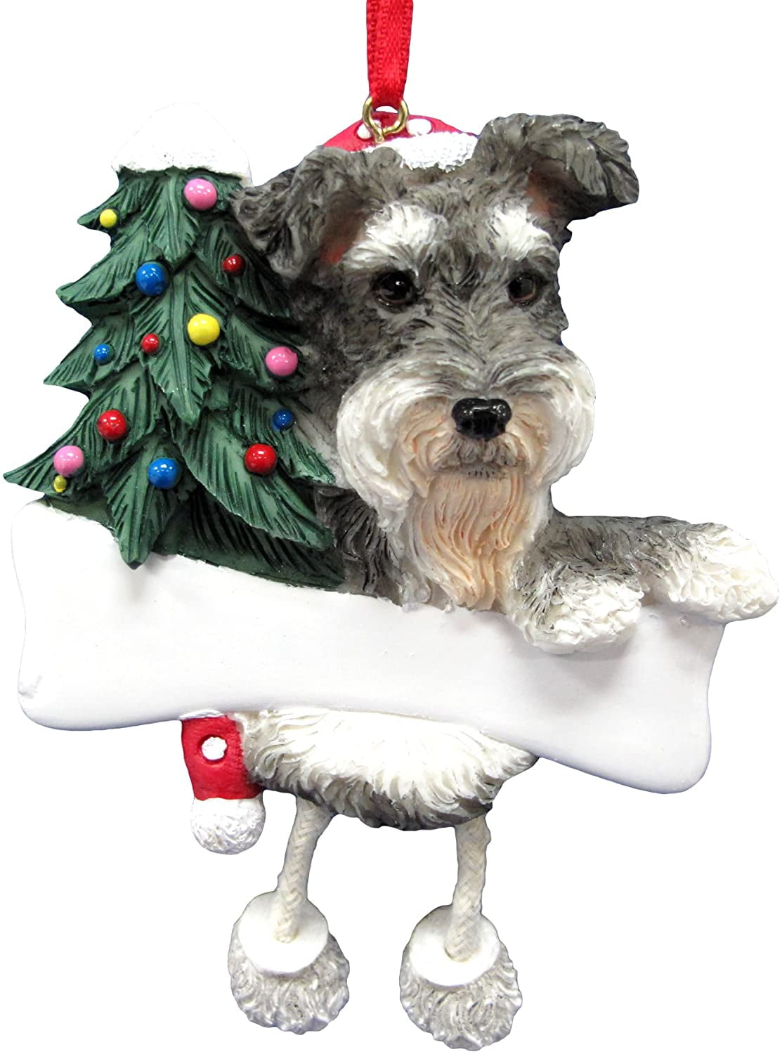 Personalized Schnauzer Christmas Ornament Schnauzer Ornament Personalized Dog Ornament Dog Lover Pet Ornament Dog Memorial Pet Ornament Gift