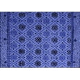 thumbnail image 1 of Ahgly Company Indoor Rectangle Abstract Blue Modern Area Rugs, 4' x 6', 1 of 4