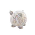 thumbnail image 1 of Benzara BM188045 Figurine de Porc à Motifs en Résine avec Détails Complexes - Marron, 1 of 1