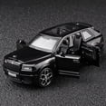 thumbnail image 2 of Modelo de coche Cullinan negro fundido a escala 1:32 con neumáticos de goma, 2 of 3