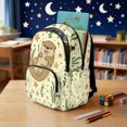 thumbnail image 4 of KUIFORTI Brown Animal Bookbag with Lunch Box Set 4 piece Comfortable Kids Backpack with Pencil Case Water Bottle Sleeve for Elementary Middle School Daily Use, 4 of 7
