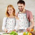 thumbnail image 5 of Princess Unicorn Flower Pattern Apron-Garden Aprons for Women with Pockets-Cotton Linen Waterproof Kitchen Cooking Gardening Aprons Adjustable for Kitchen,Cooking,BBQ and Salon 33x27 Inch, 5 of 7