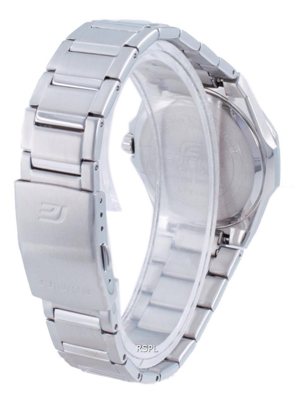 Casio Edifice Men's Slim Black Dial Stainless Steel Watch EFR-S108D-1A