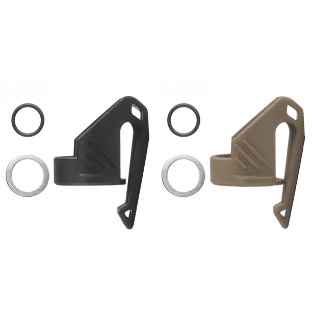 Linterna Clip de bolsillo táctico Clip multifunción Accesorios para equipos Negro