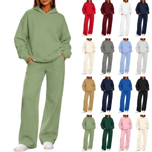 Kmdttou Up to 30% off! Women'S Fall/Winter Solid Color Long Sleeved Crew Round Neck Jumpsuit With Belt Jumpsuit Pans on Clearance!