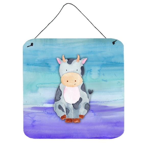 Cow Watercolor Wall or Door Hanging Prints