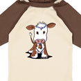 thumbnail image 4 of Inktastic Little Brown Cow Boys or Girls Long Sleeve Baby Bodysuit, 4 of 5