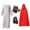 White, variant on Halloween Couples Costume Including Wolf Granny Costume with Red Hood Cape,Big Bad Wolf Couples Costume with Mask & Gloves Accessories