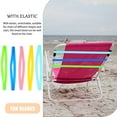 thumbnail image 3 of HAMPPLIES 5Pcs Elastic Adjustable Beach Chair Bands for Towels Cruise Pool Chairs Assorted Colors, 3 of 7