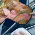 thumbnail image 4 of Xoenoiee Cat Butterfly Daisy Flower Print Windshield Cover for Ice and Snow, Waterproof Sunshade Dustproof Car Windshield Cover Winter Car Accessories, Windshield Snow Cover for SUV, Truck, 4 of 7