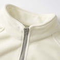 thumbnail image 6 of Tisuna Winter Jackets For Men Solid Color Long Sleeve Stand Collar Coat Classic Warm Men Fall Winter Fleece Jacket White Size Xl, 6 of 9