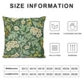 thumbnail image 6 of Nawypu  William Morris Jasmine Decorative Throw Pillow Covers Soft Throw Pillow Case Home Decor Living Room Cushion Case for Bed Couch Car 2pc, 6 of 6