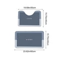 thumbnail image 3 of Antqov Bathroom Rugs, Super Absorbent Soft Bath Mat 2 Piece with U-Shaped Toilet Rug Non-Slip Thin Bath Rug for Home Bathroom Floor ( 16x24" + 16x20" ), 3 of 6
