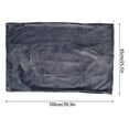 thumbnail image 3 of AMERTEER USB Heated Blanket Electric Plush Throw with Integrated Safety System and Overheating Protection 3 Temperature Settings Soft Heated Throw Blanket Machine Washable 100x65cm, 3 of 8