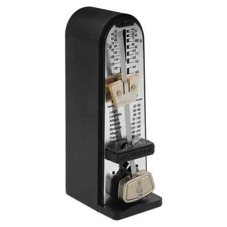 unbranded  Practical Guitar Metronome Music Tempo Meter Metronomes Black