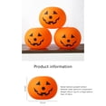 thumbnail image 6 of Franhais Light-up Halloween Balloons, Inflatable LED Glow in the Dark Pumpkin Decoration for Party, 6 of 8