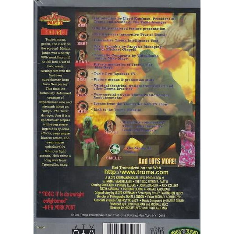 The Toxic Avenger Part II (DVD) - Walmart.com