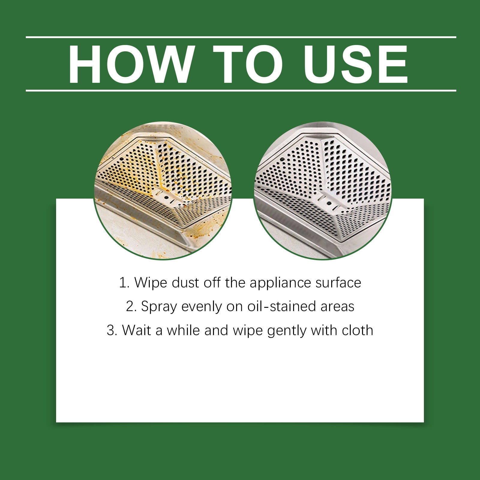 Fly Cleanse Spray, Electrolyzed Ion Kitchen Cleaner Spray, Heavy Duty Degreaser Stain Remover for Oven, Stove, Stovetops, Range Hood