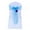 Blue, variant on mds Pack of 10 Organza Chair Sash Bow Sashes for Wedding Decoration -Apple Green