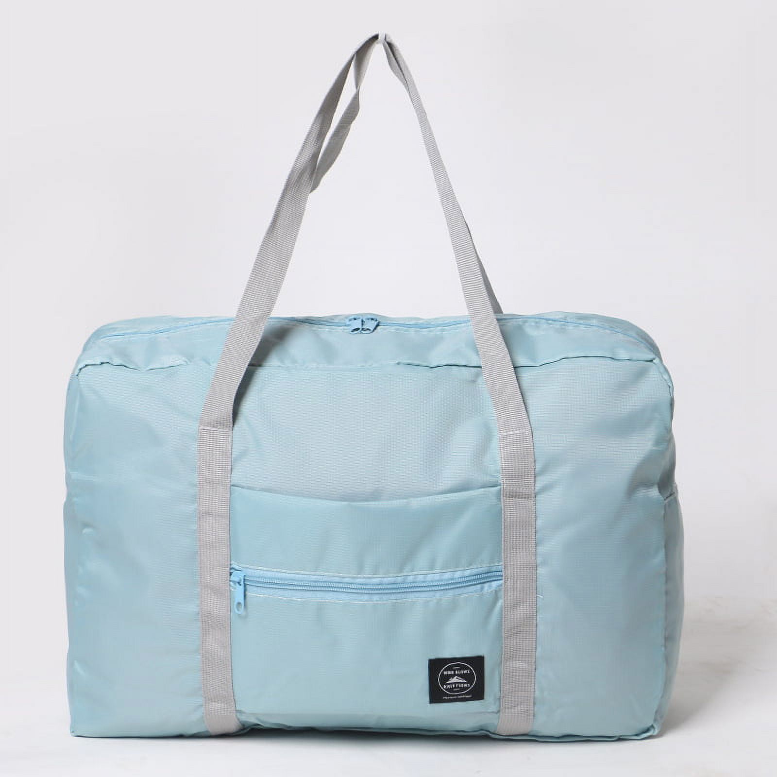 Nylon travel bag with zipper outlet
