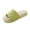 Green, variant on Open Toe Cotton Sliders, Women's Checkered Embossed House Slippers Casual Open Toe Soft Cotton Sliders, Lightweight Breathable Indoor Lounge Mules, Non Slip Home Bedroom Floor Shoes, Pink 6.5