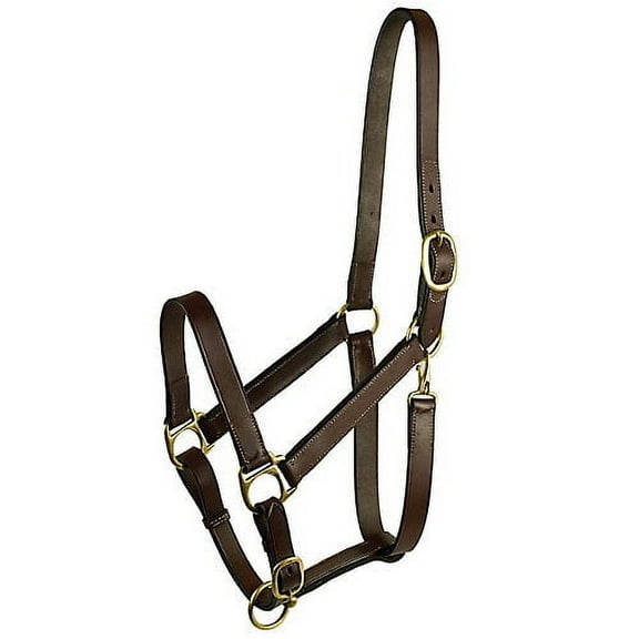 Gatsby Leather Turnout Halter w/Snap Suckling