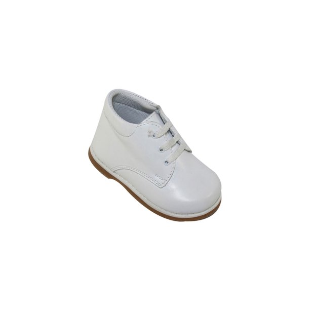 ZAPATOS CASUALES VESTIR KINDER BLANCO PIEL DE TERNERA NIÑA 6305 LEON 6305p
