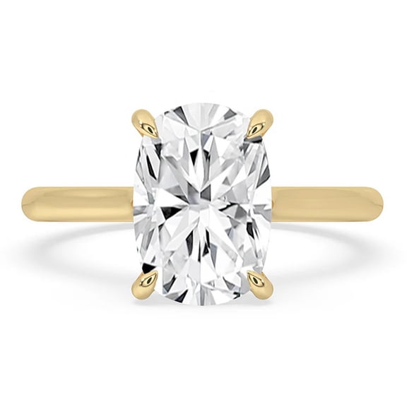 GIMELIS 0.5 to 3 Carat Elongated Cushion Lab Grown Diamond Engagement Ring