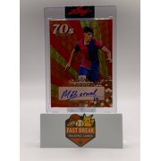 2026 Leaf Signature Series 70s Marc Bernal 70S-MB2 1/1 Auto Soccer Card FC Barcelona Autographed Soccer Trading Card