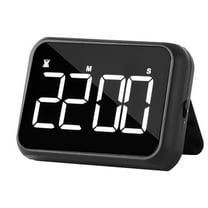 LOLIPPYY LED Screen Kitchen Timer Stainless Steel Clock for General Users in Cooking 1Set