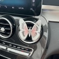 thumbnail image 2 of Solivara Wing Waving Butterfly Car Ornament 3D Embroidery Adhesive Interior Decoration For Women And Girls(White,3.54in), 2 of 9
