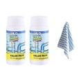 thumbnail image 1 of HHBEAUTY 2PC Drain Clog Remover, Powerful Sink and Drain Cleaner Portable Powder Cleaning Tool Chemical Powder Agent for Kitchen Toilet Pipe Dredging, Inclued a Towel, 1 of 9