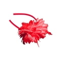 thumbnail image 2 of Diadema de pluma flor Sonducket para boda ceremonia rojo, 2 of 6