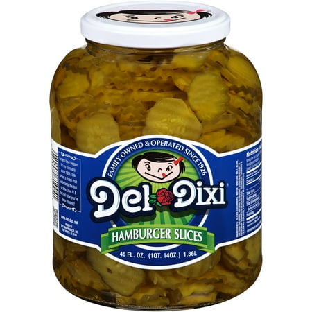 Del-Dixi® Hamburger Slices 46 fl. oz. Jar