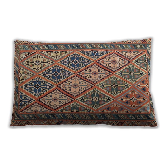 Ahgly Company Indoor Rectangular Traditional Lumbar Throw Pillow, 13 inch by 19 inch