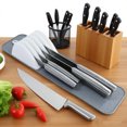 thumbnail image 4 of Hudfg Classic Small In-Drawer Knife Mat, Soft-Grip, Non-Slip Drawer Organizer, Long-Lasting Home Organization, 4 of 8